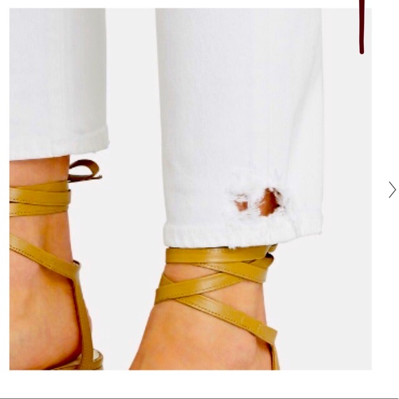 AGOLDE Toni Distressed Ankle Straight Leg Jeans, worn once - Picture 4 of 6